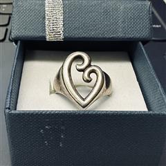 James Avery 925 Sterling Silver Mother's Love Ring Size